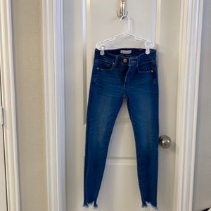 Skinny Loft jeans.